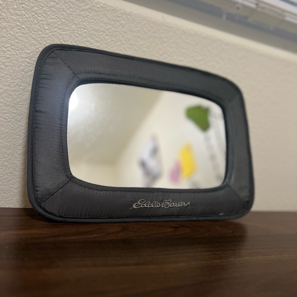 Eddie Bauer Black Travel Mirror
